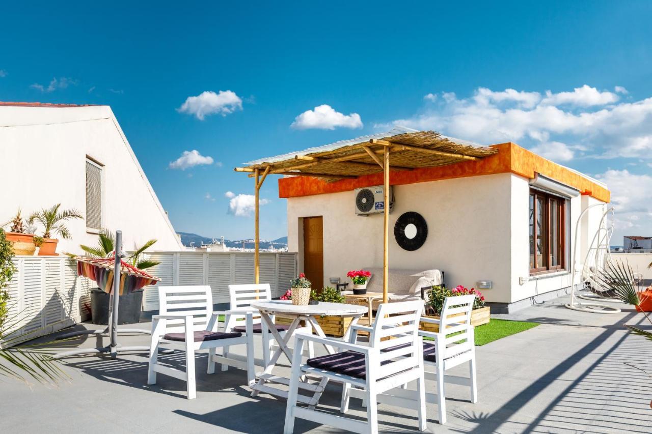 City Center, Sea View, Big Private Tarrace Thessaloniki Exterior foto