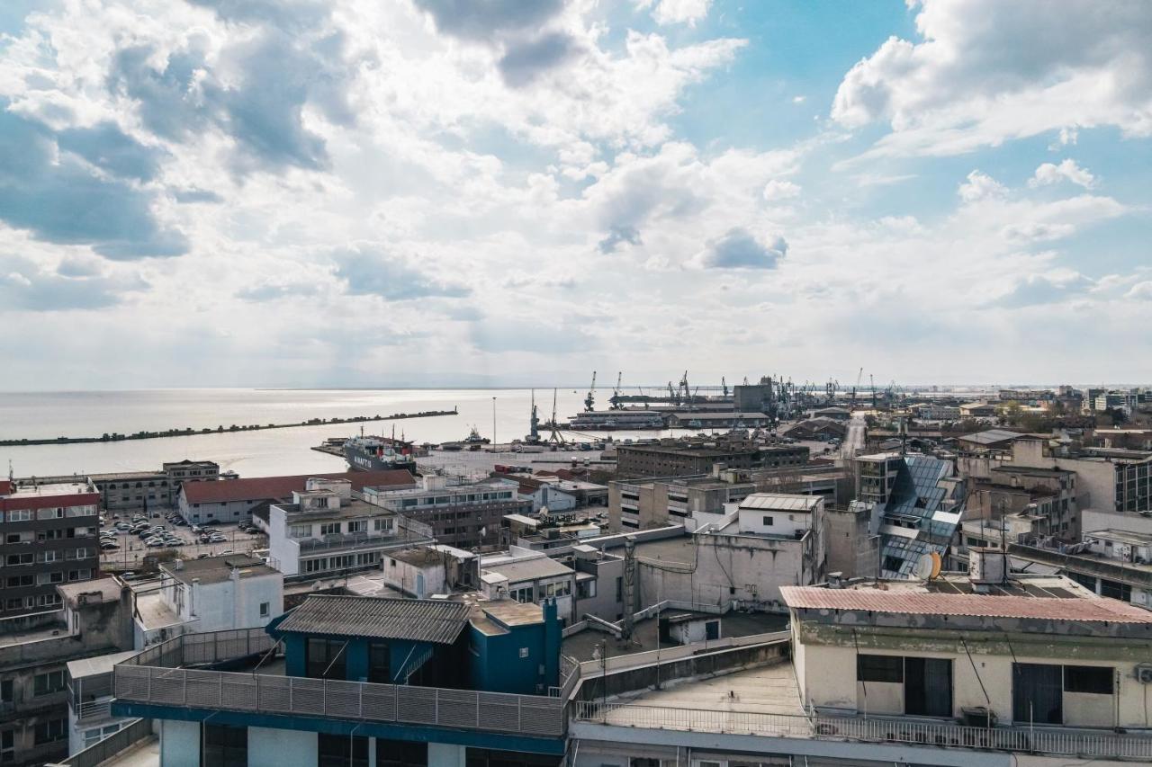 City Center, Sea View, Big Private Tarrace Thessaloniki Exterior foto